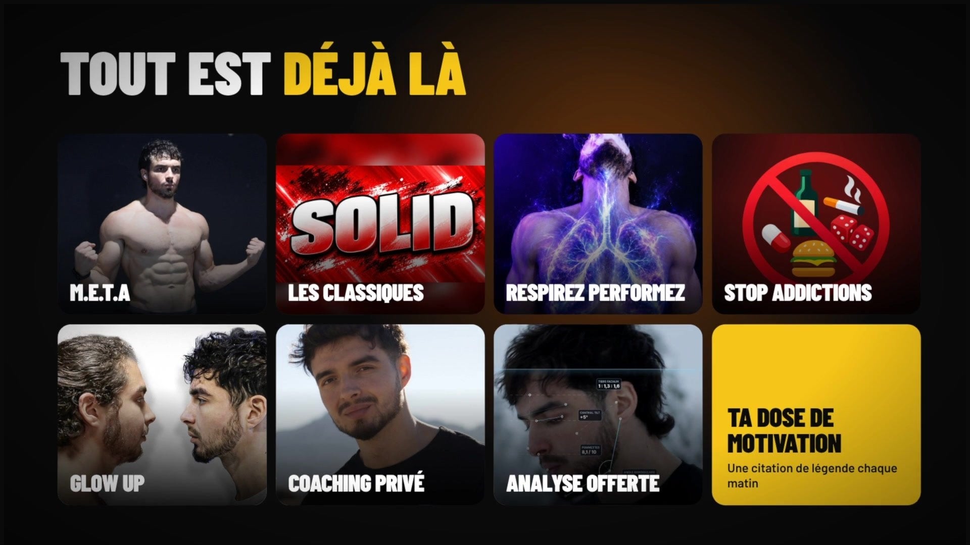 Les modules de la Solid Mike Academy